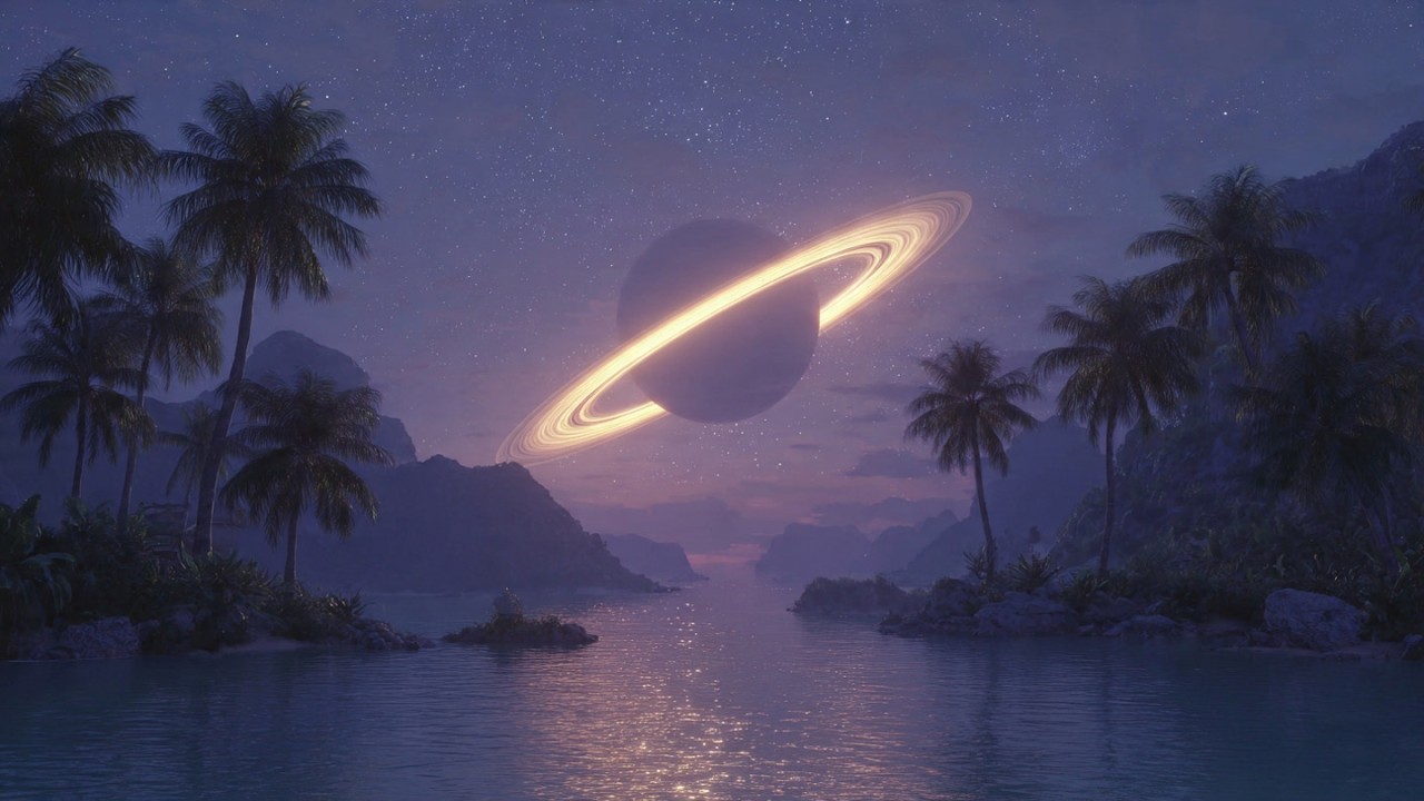 Deep Space Night ✨ Cosmic Ambient Experience