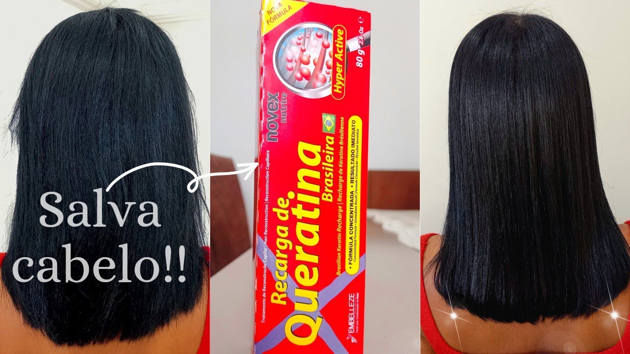 ✨Recarga De Queratina Novex✨ reconstrução para cabelos fracos e quebradiços.