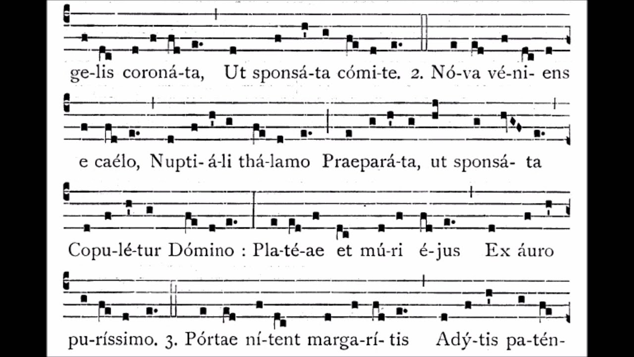 Hymne: Urbs Jerusalem beata - In Dedicatione Ecclesiae