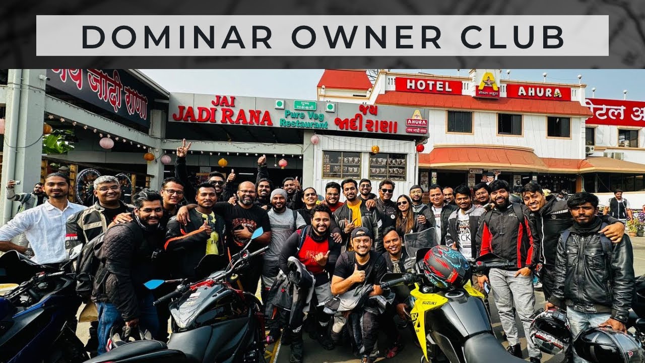 Ahura Hotel Sunday Ride From Surat | First Breakfast Ride Of Dominar Owner Club Surat.