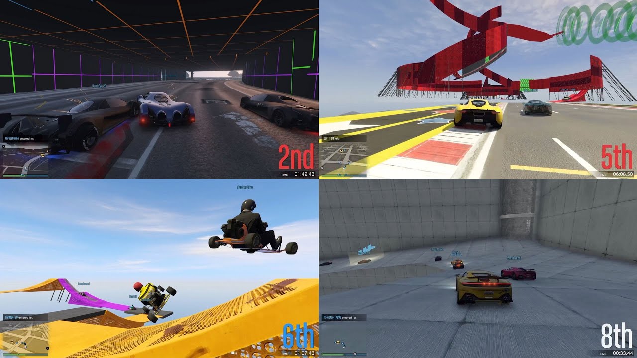 GTA 5 Race Playlist | Wallrides | Parkour | Drag Race | Advanced Walls