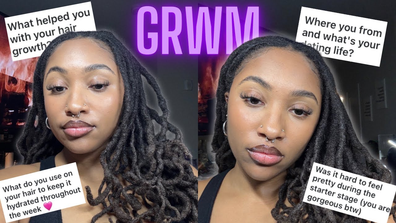 Q&A GRWM | relationships status, leaving Maryland, restarting my loc journey