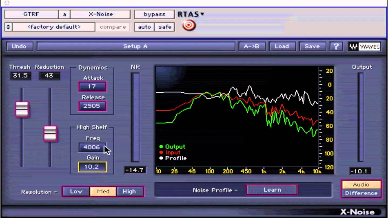 Waves Mastering Lesson 30 - X-Noise Tool