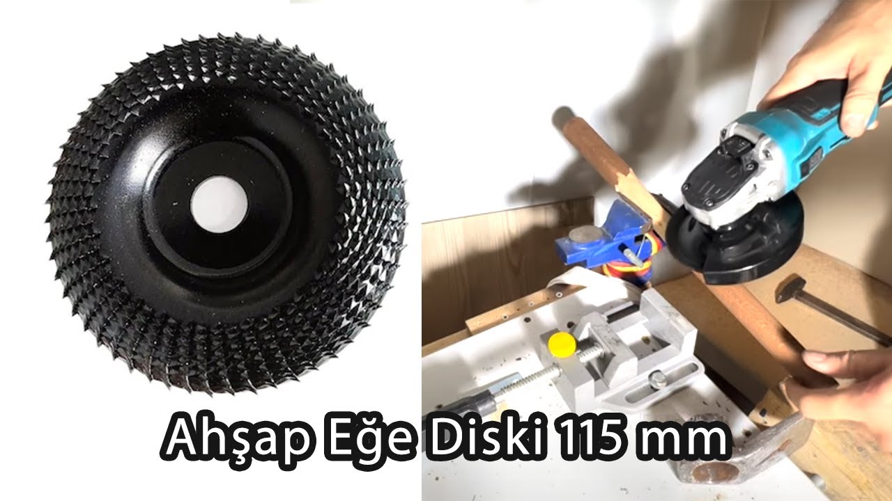 Ahşap Eğe Diski 115 mm / Ahşap törpü aleti / Sipral taş motoru eğe diski inceleme Eğe törpü diski