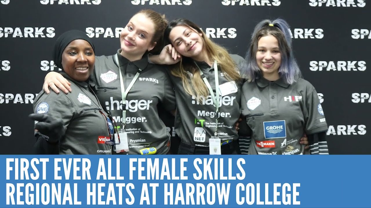 Harrow College Hosts the first Female National HIP and SPARKS Skills Competition
