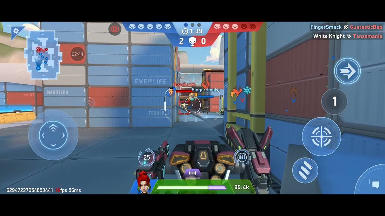 5v5 deathmatch #mecharena Paragon with power 16 disruptor and 16 viper
