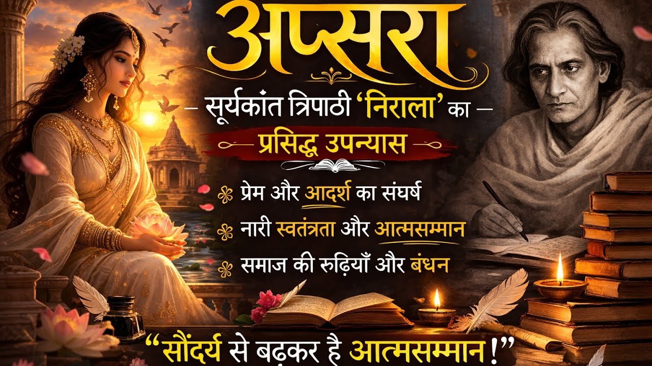 अप्सरा | सूर्यकांत त्रिपाठी ‘निराला’ का प्रसिद्ध उपन्यास | पूरी कहानी और विश्लेषण