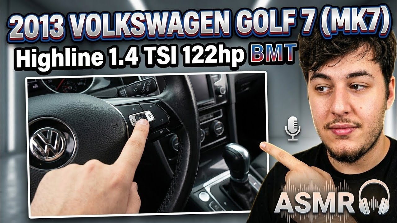 2013 Volkswagen Golf 7 (MK7) Highline 1.4 TSI 122hp BMT #asmr #asmrsounds