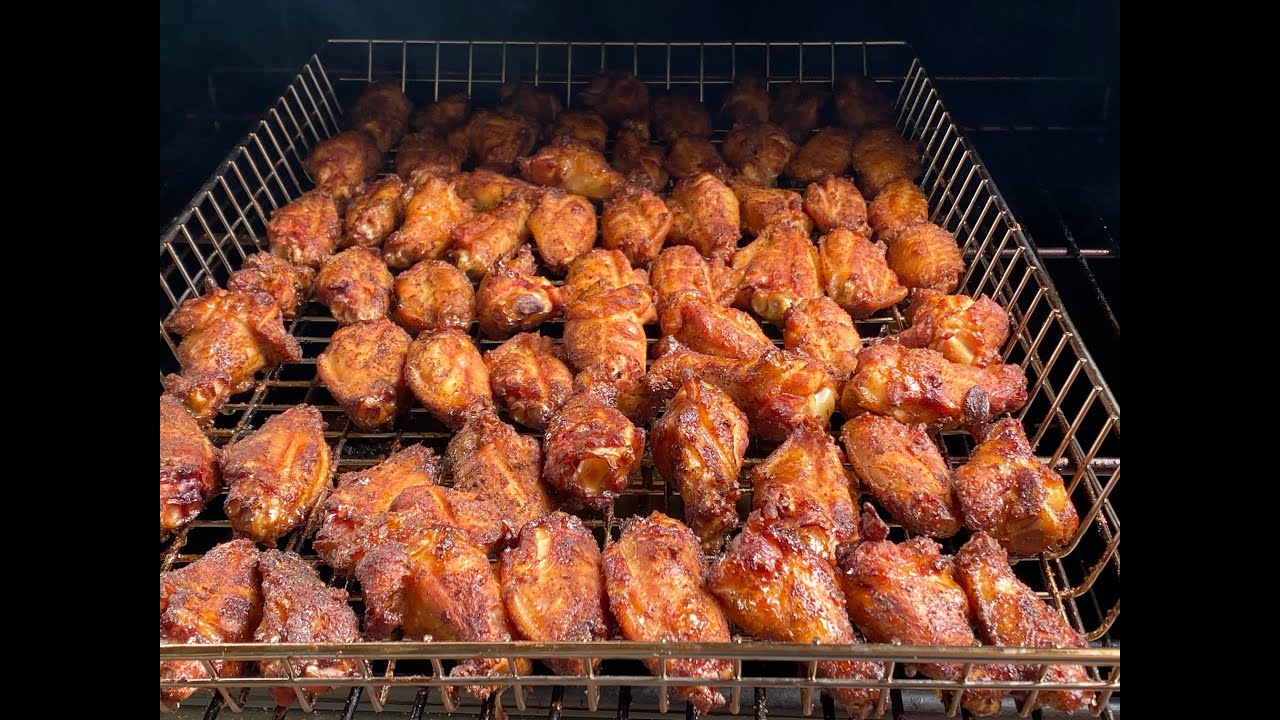 10LBs of Apple Smoked Wings on the Ole Hickory (Ace MM)
