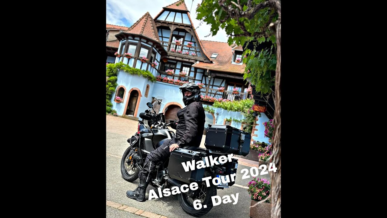 Alsace Tour 6. Day 30.05.2024.  🇫🇷🍇🏡🍷 La Route des vins d’Alsace Elzászi borok útja Tenere XTZ 1200