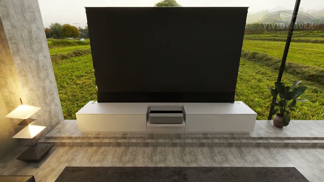 EPSON EH-LS500/650/800対応出来るVIVIDSTORMプロジェクター電動台ー1つボタンで家の映画館を開けられる。コンパクトデザイン、場所取らない