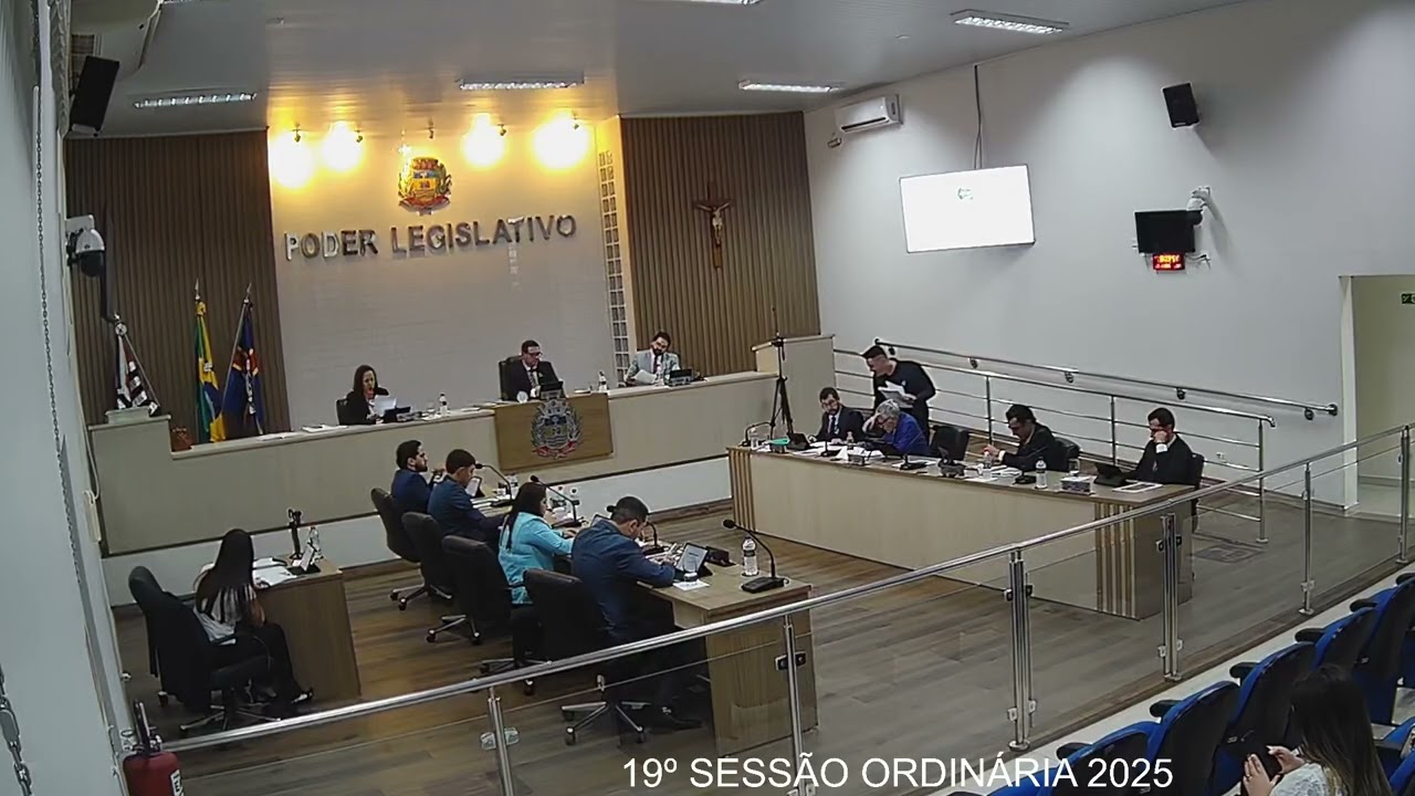 19ª SESSÃO ORDINARIA 2025 DA CAMARA MUNICIPAL DE CESÁRIO LANGE