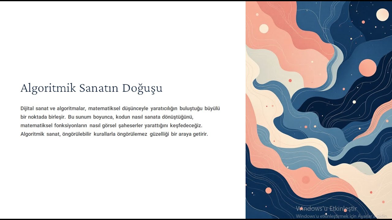 Algoritmik Sanatın Doğuşu