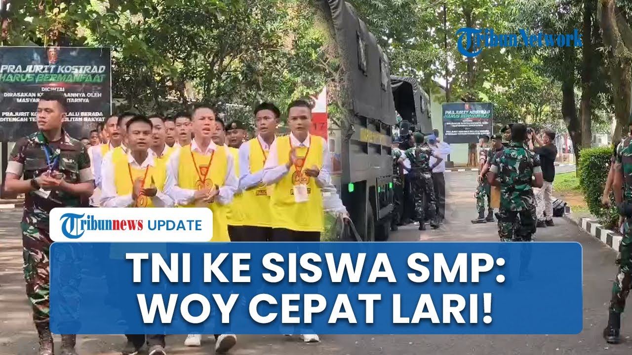 Momen 39 Siswa Berlari Masuk Barak Militer di Purwakarta, Ikuti Pendidikan Karakter ala Dedi Mulyadi