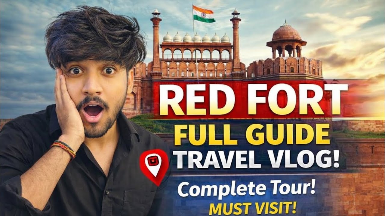 “Red Fort Delhi Full Tour 🇮🇳 | Complete Travel Guide | Ticket, History & Inside View!”