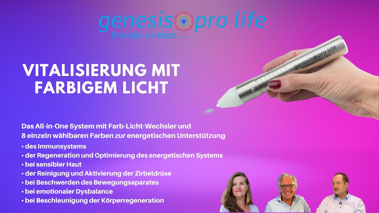 Vitalisierung mit farbigem Licht | Interview mit Walter Rieske & Dieter Fink