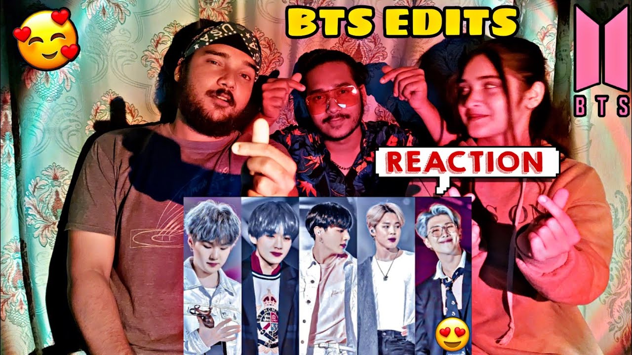 BTS TIKTOK EDIT - REACTION | Reaction Bazar