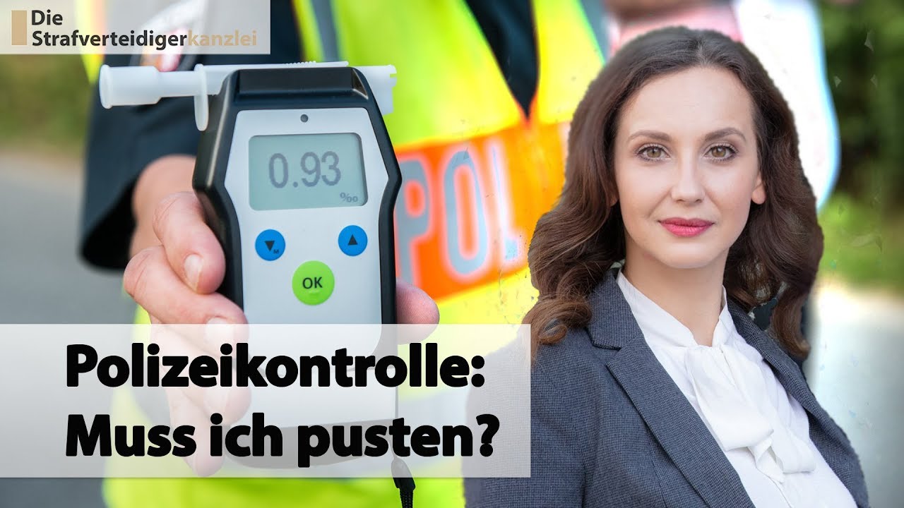 Polizeikontrolle: Muss ich pusten? | Dr. Arabella Pooth | Strafverteidigerin