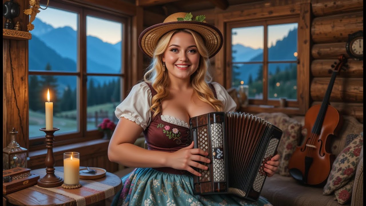 German Volksmusik Instrumental – Soft Alpine Folk Music Atmosphere