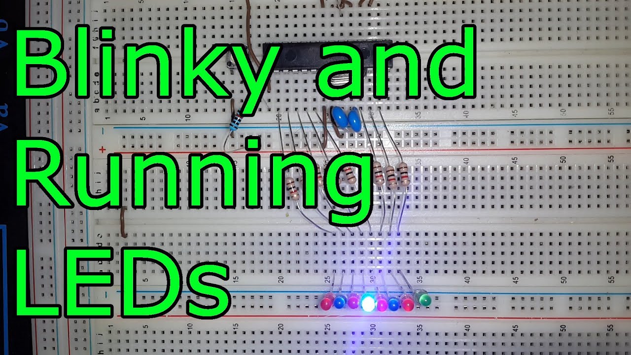 Blinky and Running LEDs 🔴 ATmega328P Programming #4 AVR microcontroller with Atmel Studio