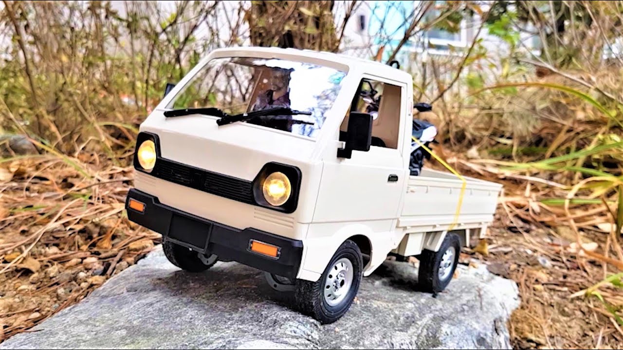 RC Car WPL D12 1/12 scale 2WD Truck Unboxing & Test RUN