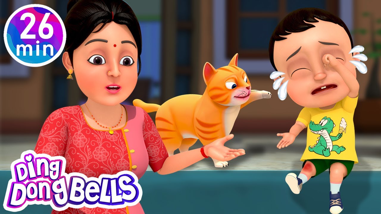 Mummy Mujhe Chot Lagi + 10 More Rhymes in Hindi | Nursery Rhymes | Ding Dong Bells