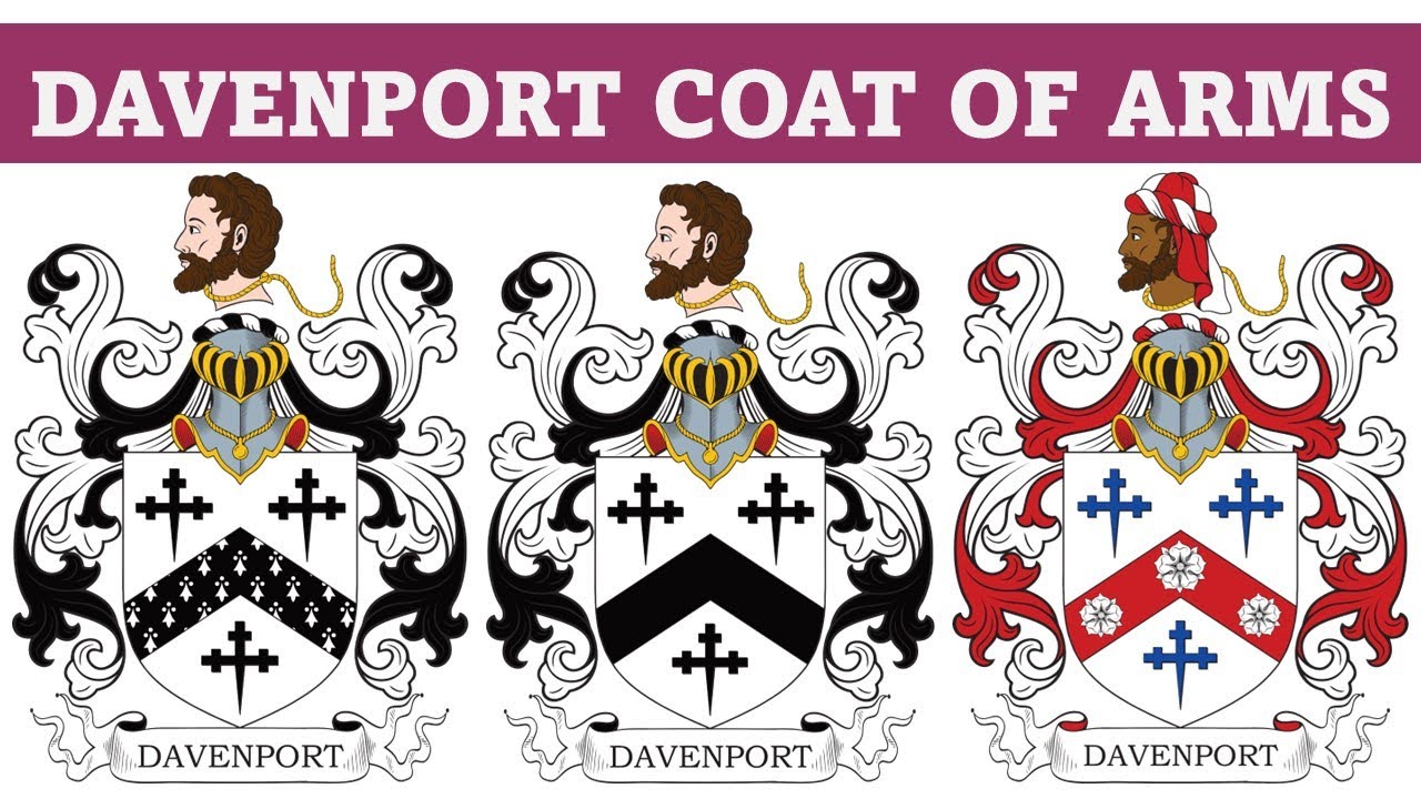 Davenport Coat of Arms & Family Crest - Symbols, Bearers, History