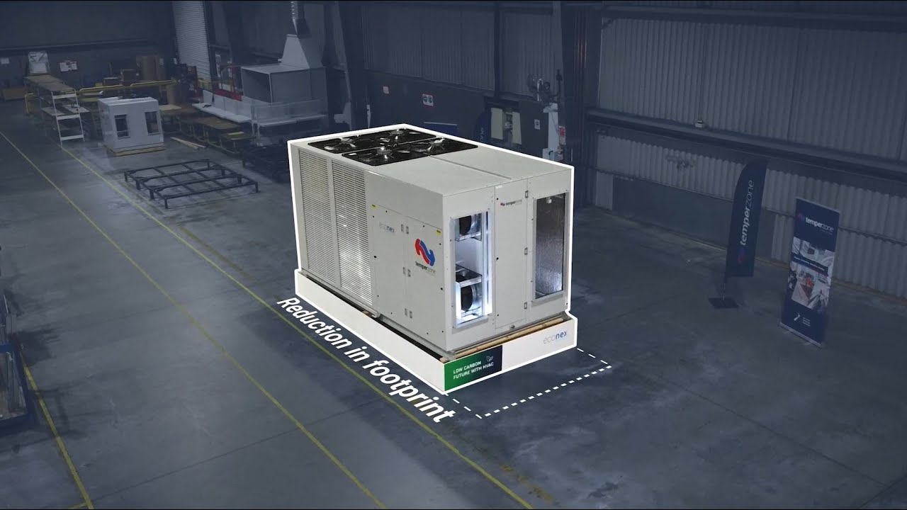 Temperzone Econex Pro R32 Inverter Rooftop Packaged Walkthrough
