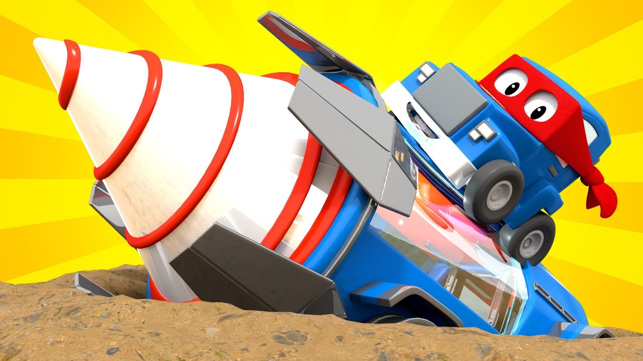 Lastwagen Zeichentrickfilme f&uuml;r Kinder -  Der riesige Bohrer - Autopolis 🚒 Cartoons f&uuml;r Kinder 🚓