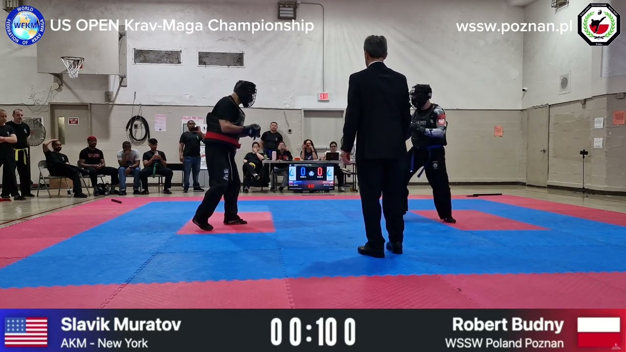US OPEN Krav Maga Championship Combat Senior - 80 kg WSSW Poland Robert Budny (2nd fight)