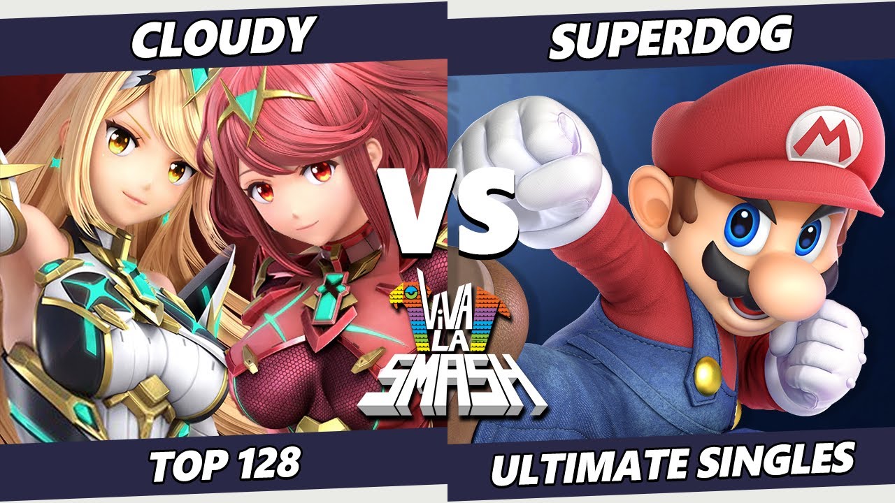 Viva la Smash - Cloudy (Pyra Mythra) Vs. SuperDog (Mario) SSBU Ultimate Tournament