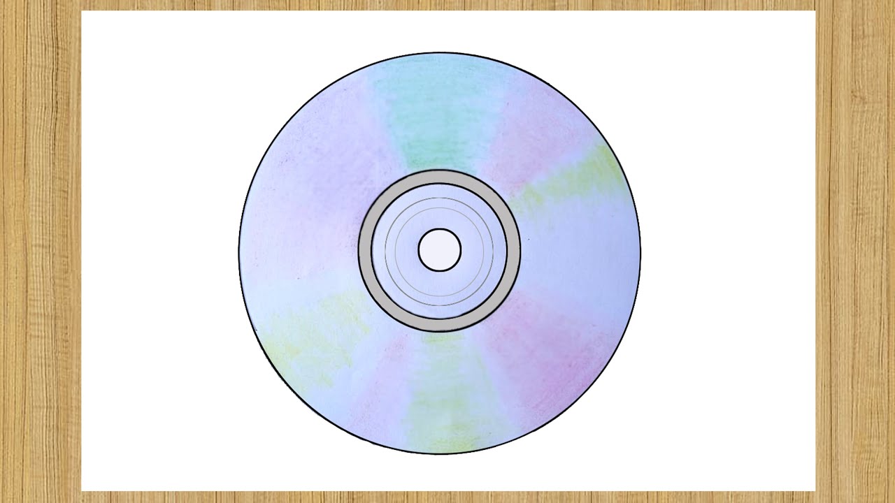 How to Draw DVD Drive 💿 CD Rom Drawing Computer 💿 CD Rom Drawing Easy 💿 How to Draw CD
