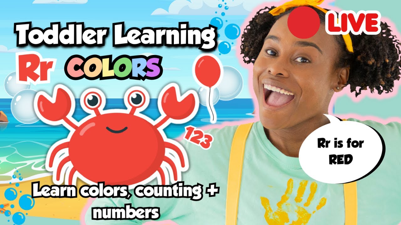 Learn colors, counting & numbers  - Toddler Learning  - Toddler Learning Video