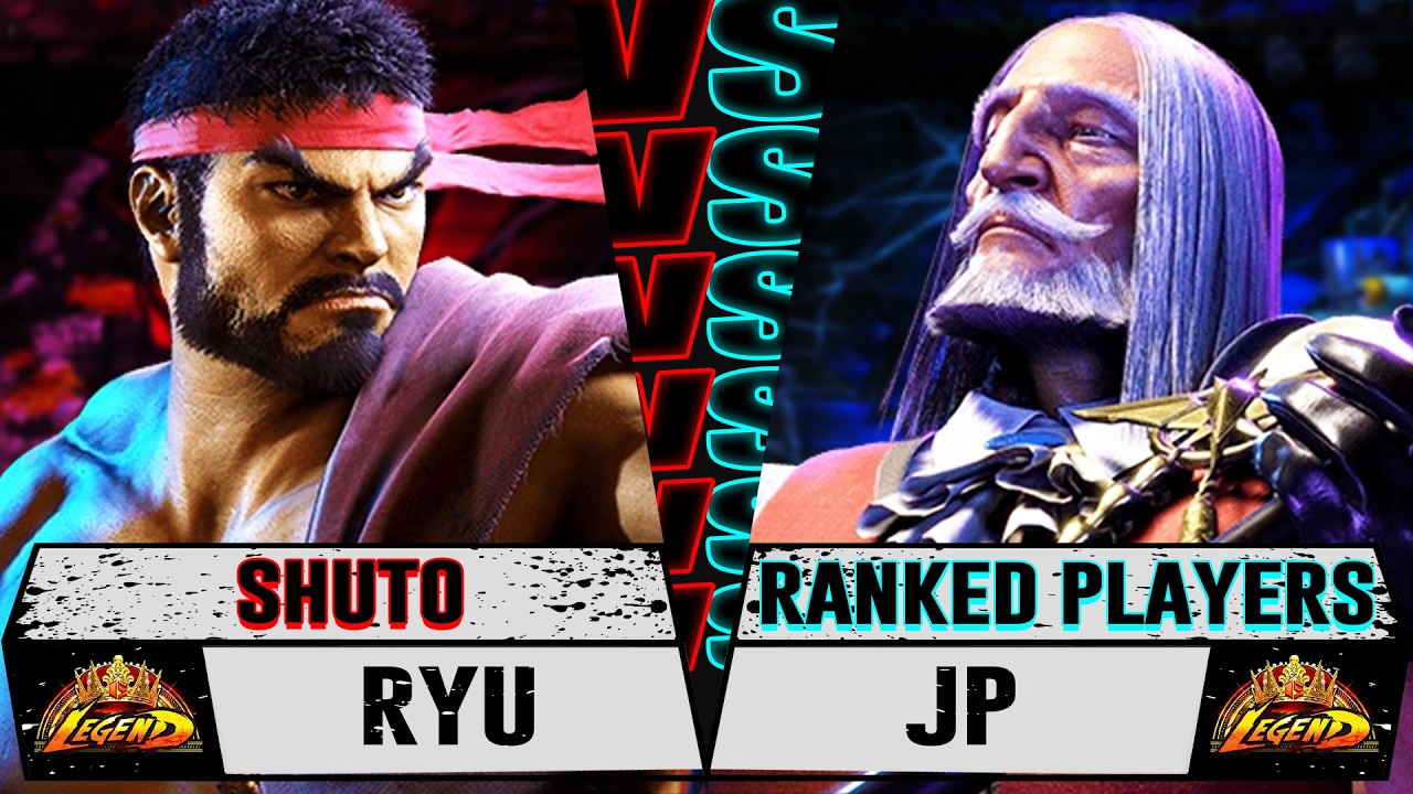 Shuto (1 Ranked RYU) vs Ranked Players - Street Fighter 6