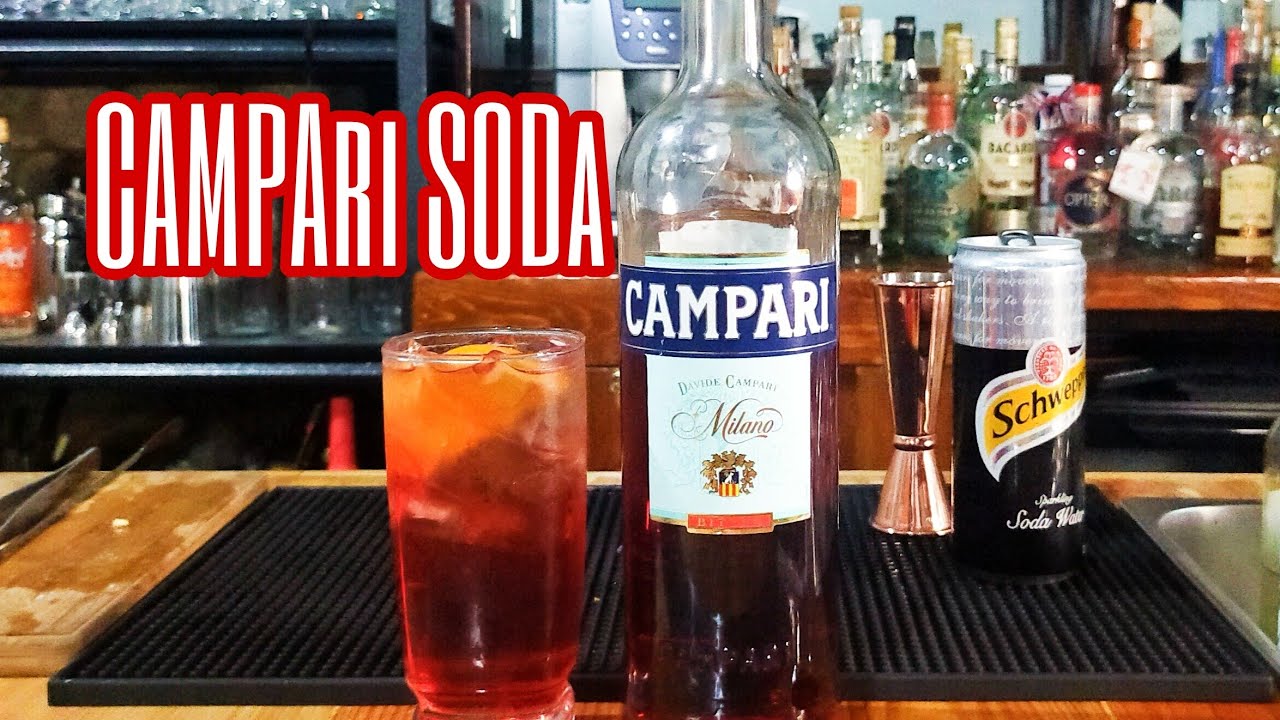 How to make a Campari Soda #Camparisoda #campariph #cocktails