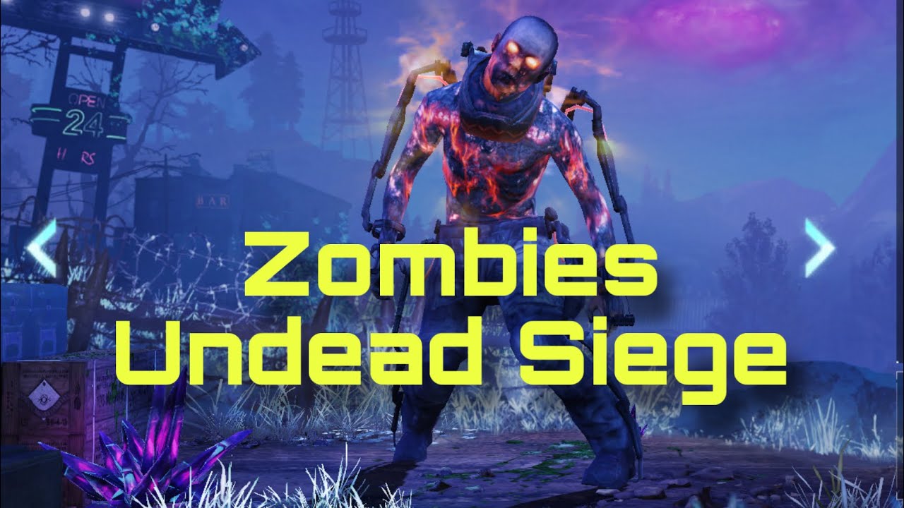 Zombies | Call of Duty: Mobile | Undead Siege- Nightmare | Full Gameplay