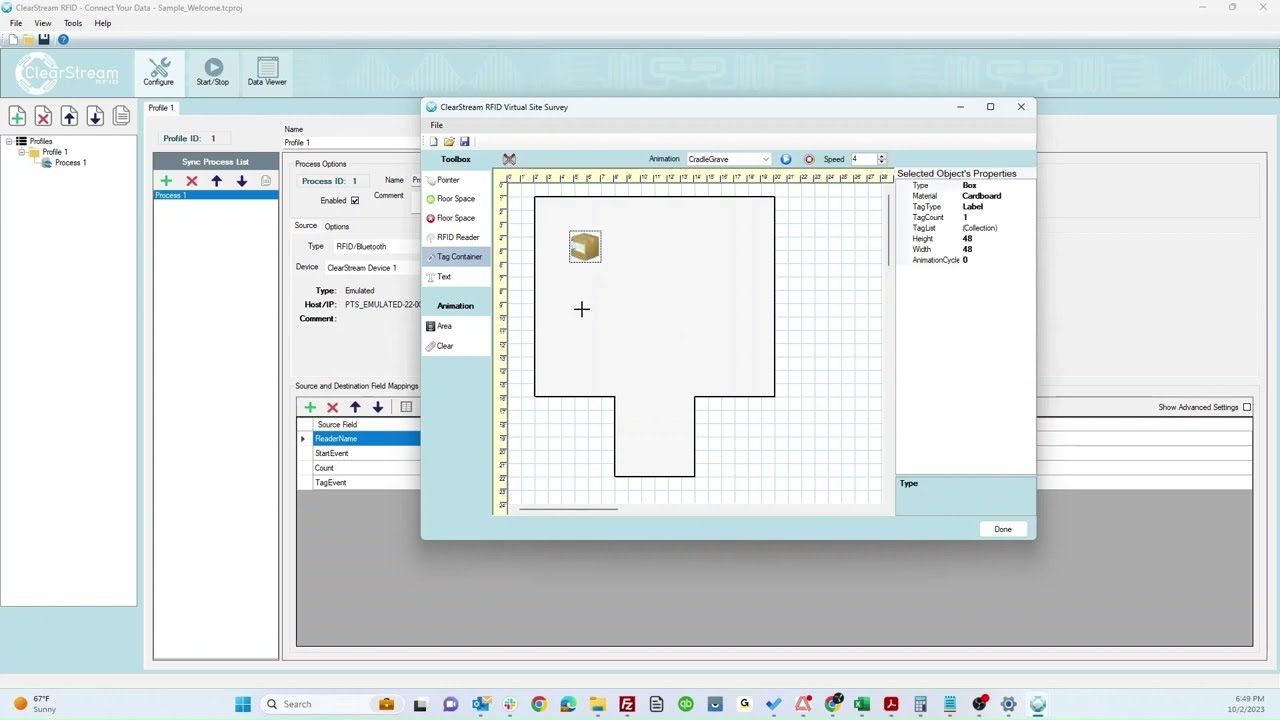 Getting Started with the ClearStream RFID Simulator Tool