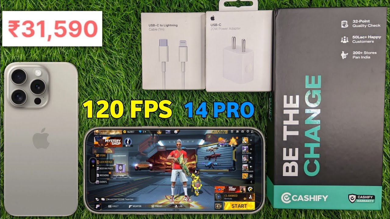 refurbished iphone 14 pro gaming test / iphone 14 pro unboxing gaming test / iphone 13 pro cashify 