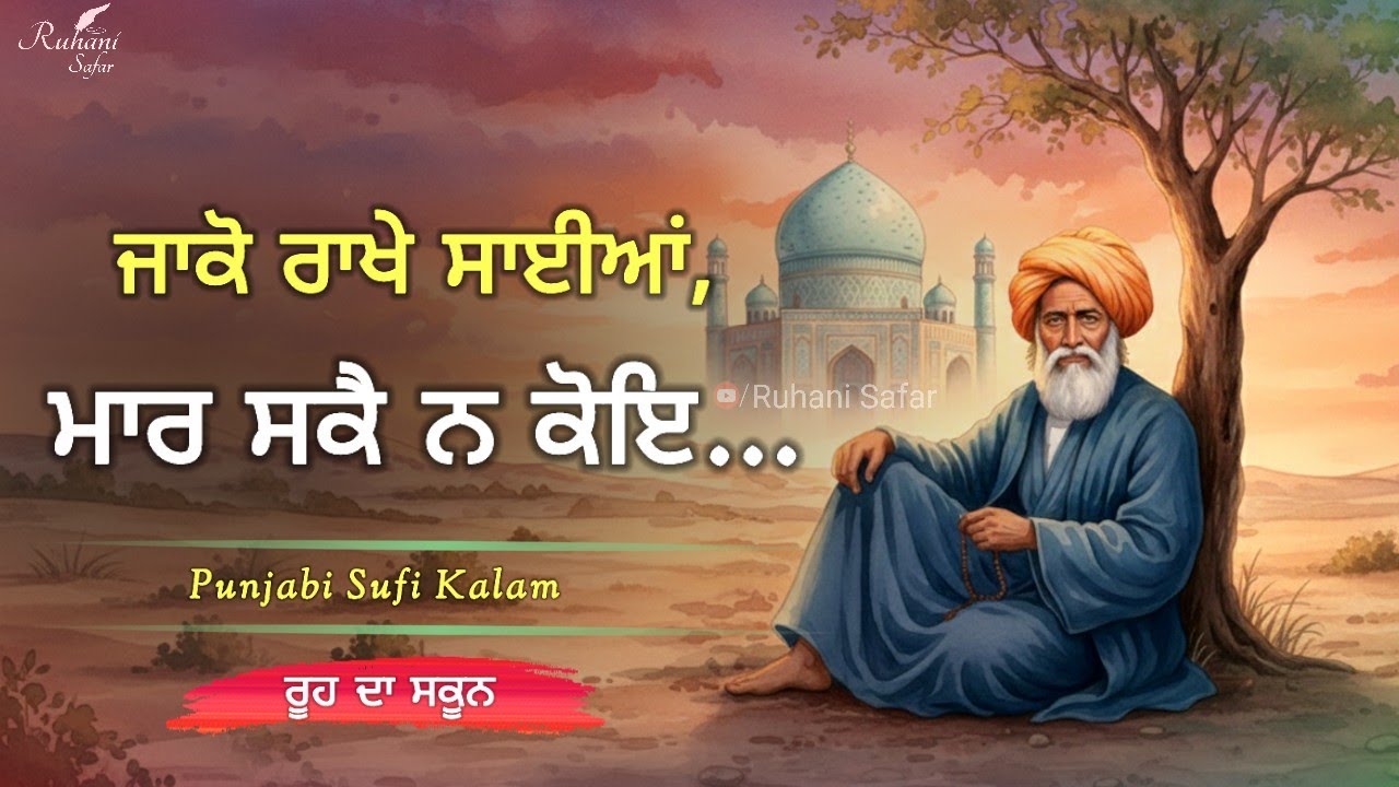 ਜਾਕੋ ਰਾਖੇ ਸਾਈਆਂ | Jako Rakhe Saiyan | Most Peaceful Sufi Song | Ruhani Safar