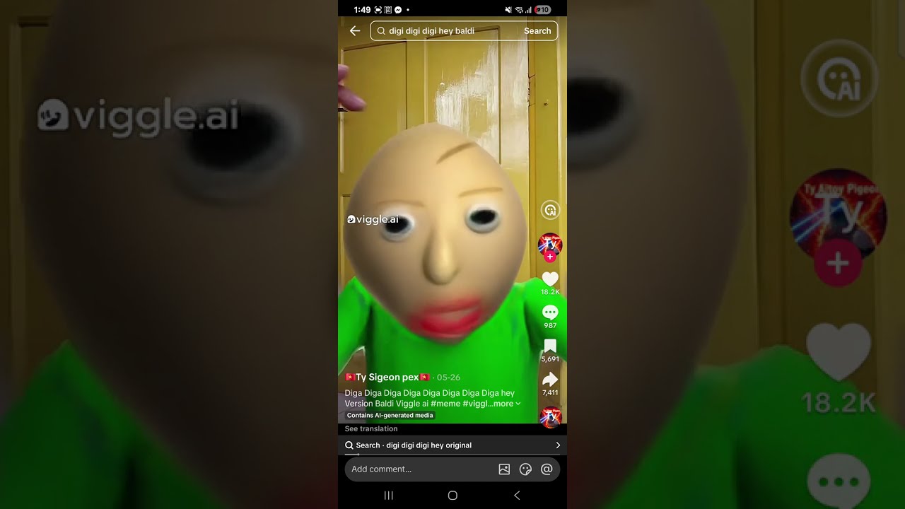 Baldi Viggle.ai Full Compilation Part 4 (Tiktok Edition)