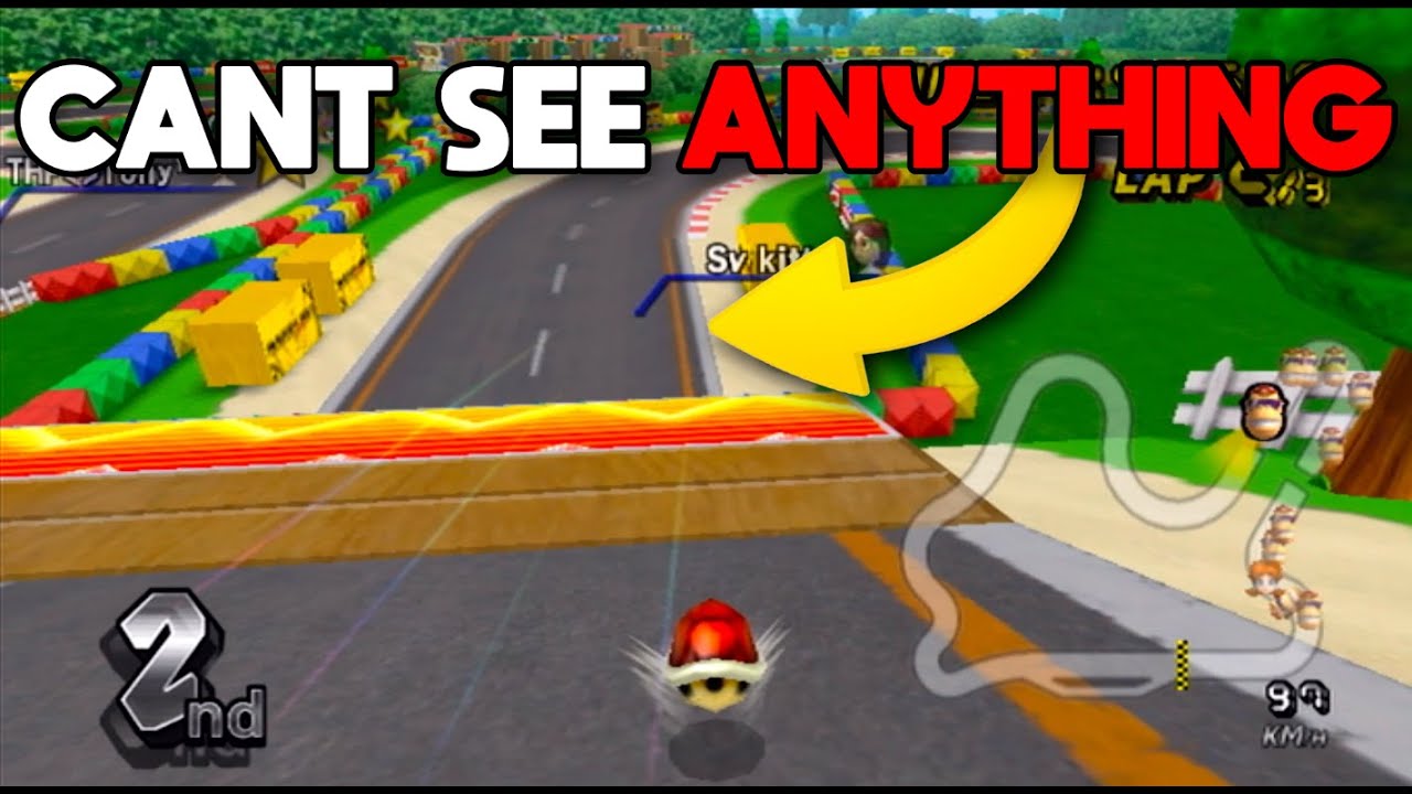 Mario Kart Wii — это соревновательный момент, но все невидимы