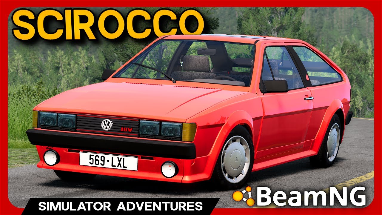 Mk2 VW Scirocco: COOLEST 1980s Volkswagen! - BeamNG Mods