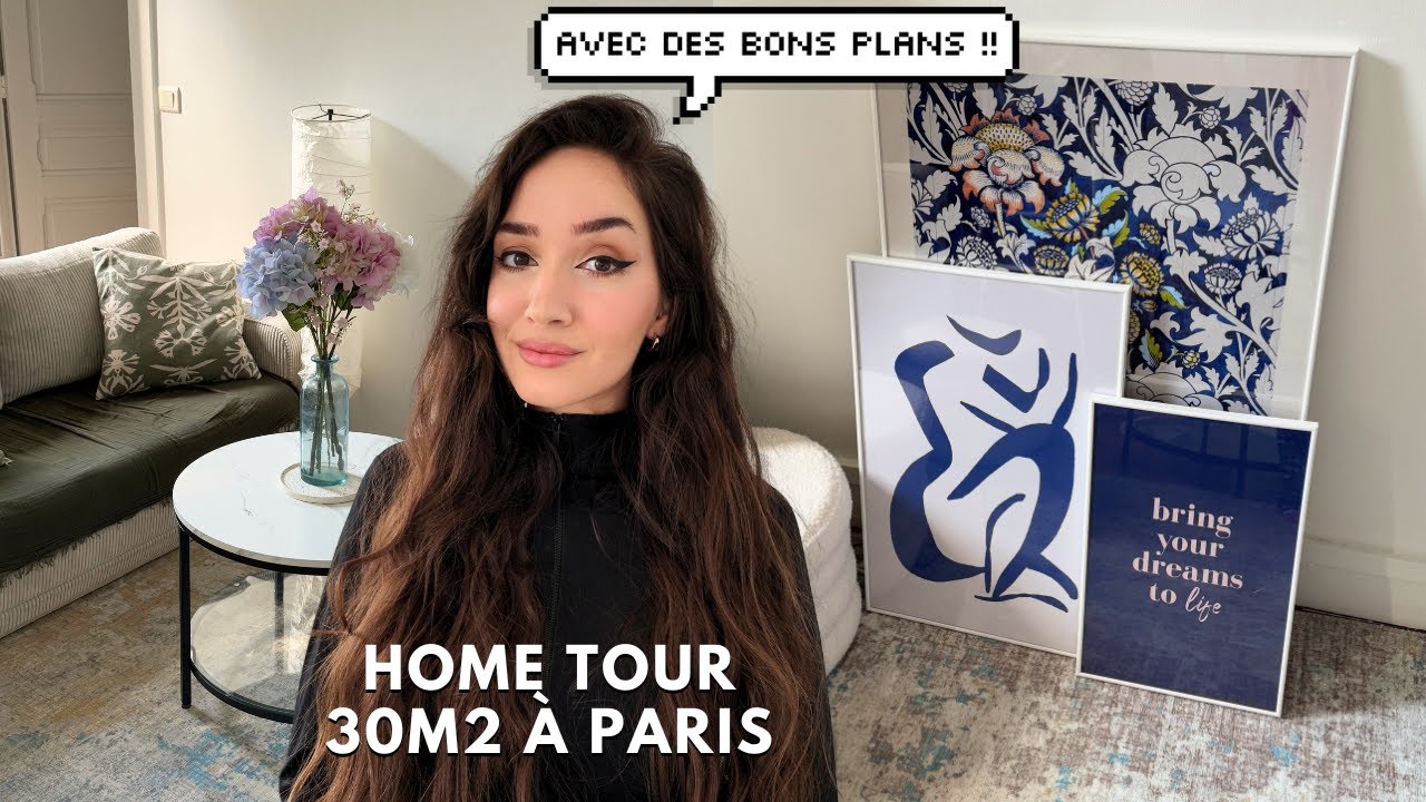 MON APPARTEMENT TOUR DE 30M2 À PARIS ! (Cozy, confortable & avec bons plans)