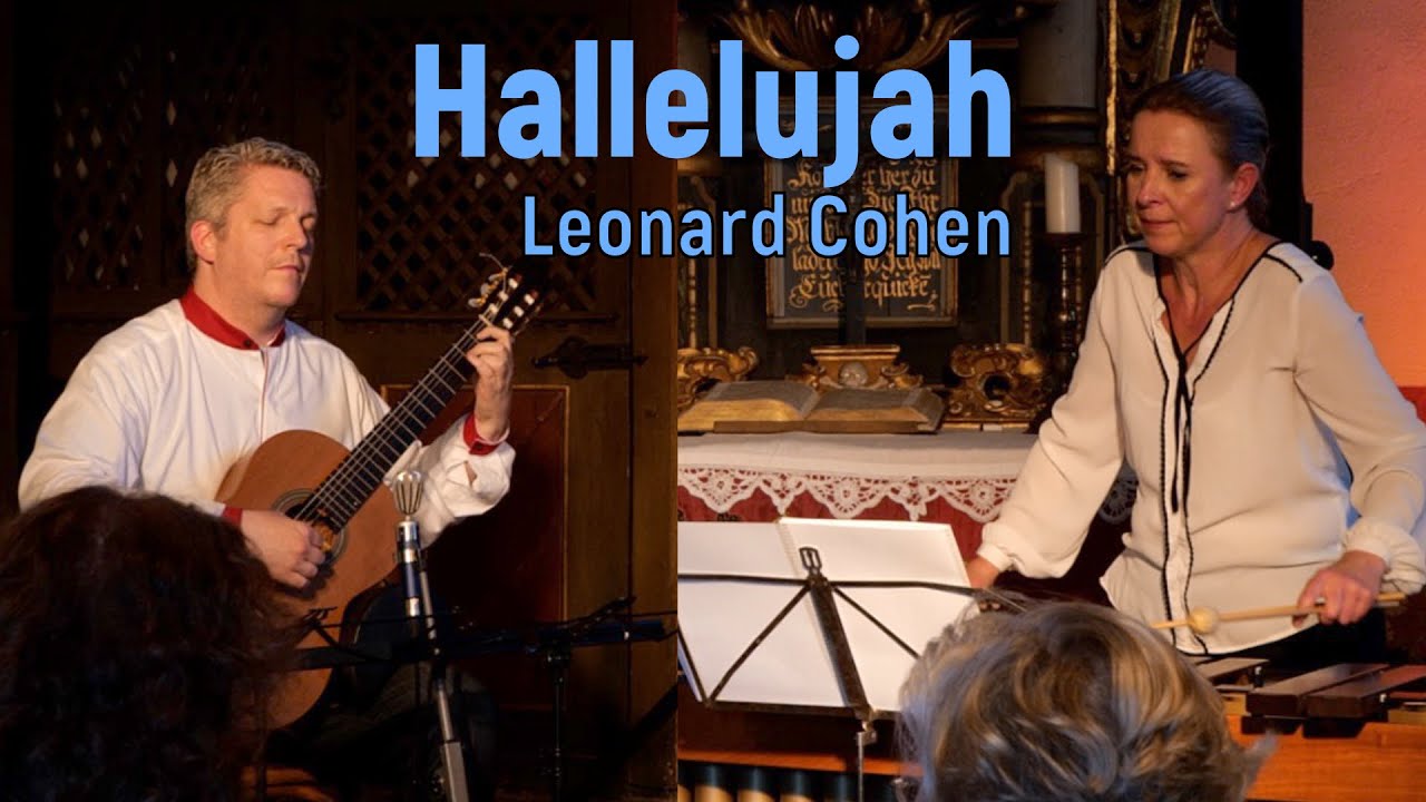 Hallelujah by Leonard Cohen | LIVE with Klaus Kusserow, guitar & Katarzyna Myćka, marimba, June 2022