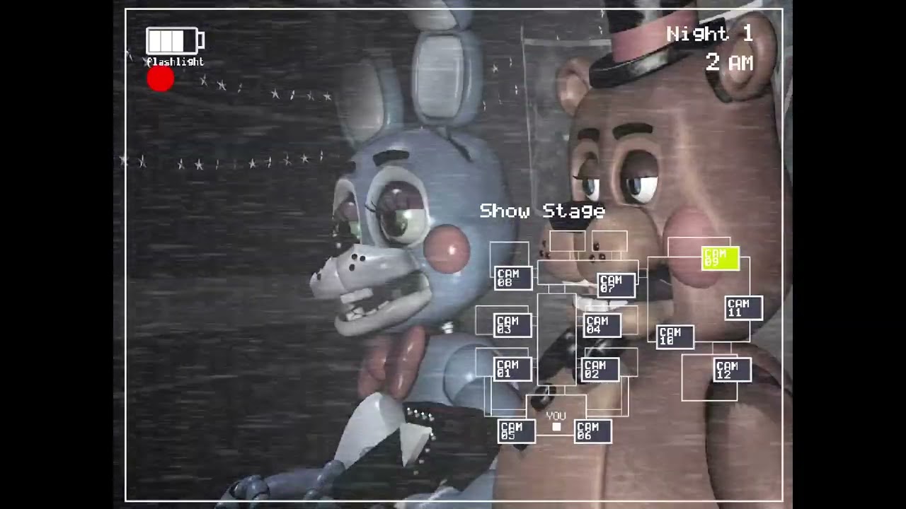 Part 1 of Five Nights at Freddy's 2 i got scared