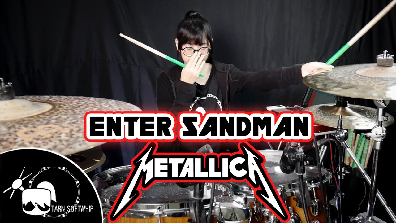 Enter Sandman - Metallica Drum cover ( Tarn Softwhip )
