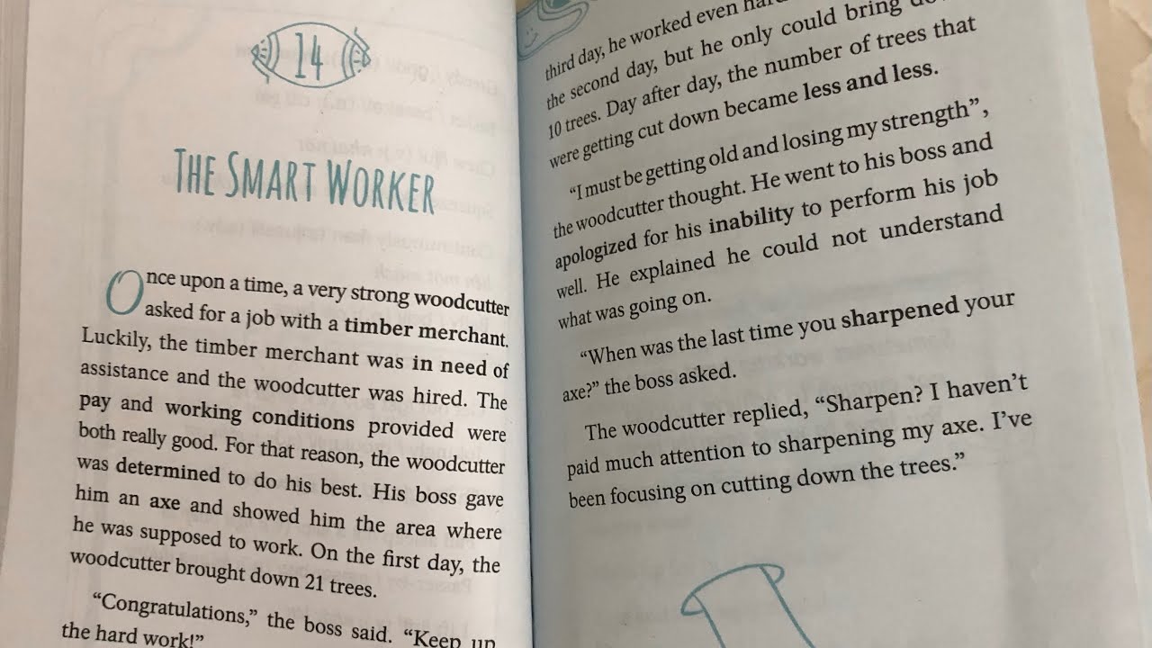 Little stories to get more knowledge (the smart worker story)📘