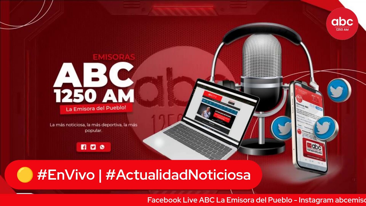 #ActualidadNoticiosa 3era. Emisión 04 DE MARZO  2026  ABC La Emisora del Pueblo 1.250 AM