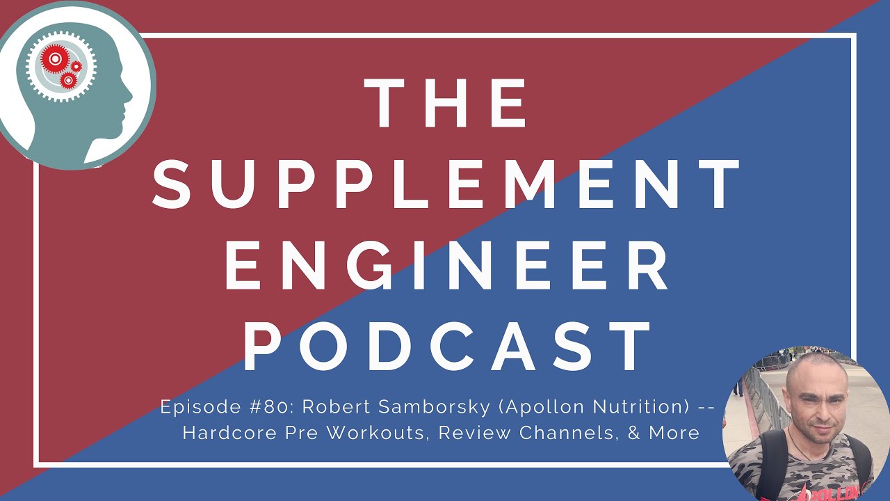 Episode #80: Robert Samborsky (Apollon Nutrition) -- Hardcore Pre Workouts, Review Channels, & More