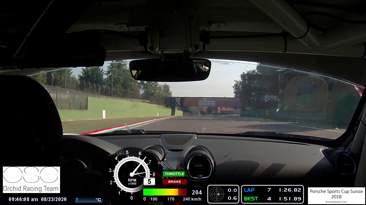 Onboard I CAYMAN GT4 MR IMOLA I 1.51.390 I PSCS 2020 I Corentin SURAND
